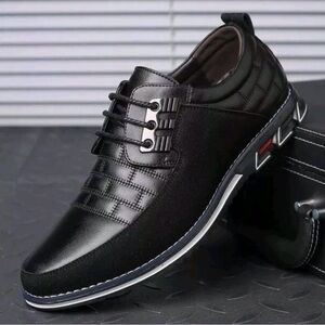GATSBY Oxford Derby Leather Lace Up Dress Shoes Black Men's 14